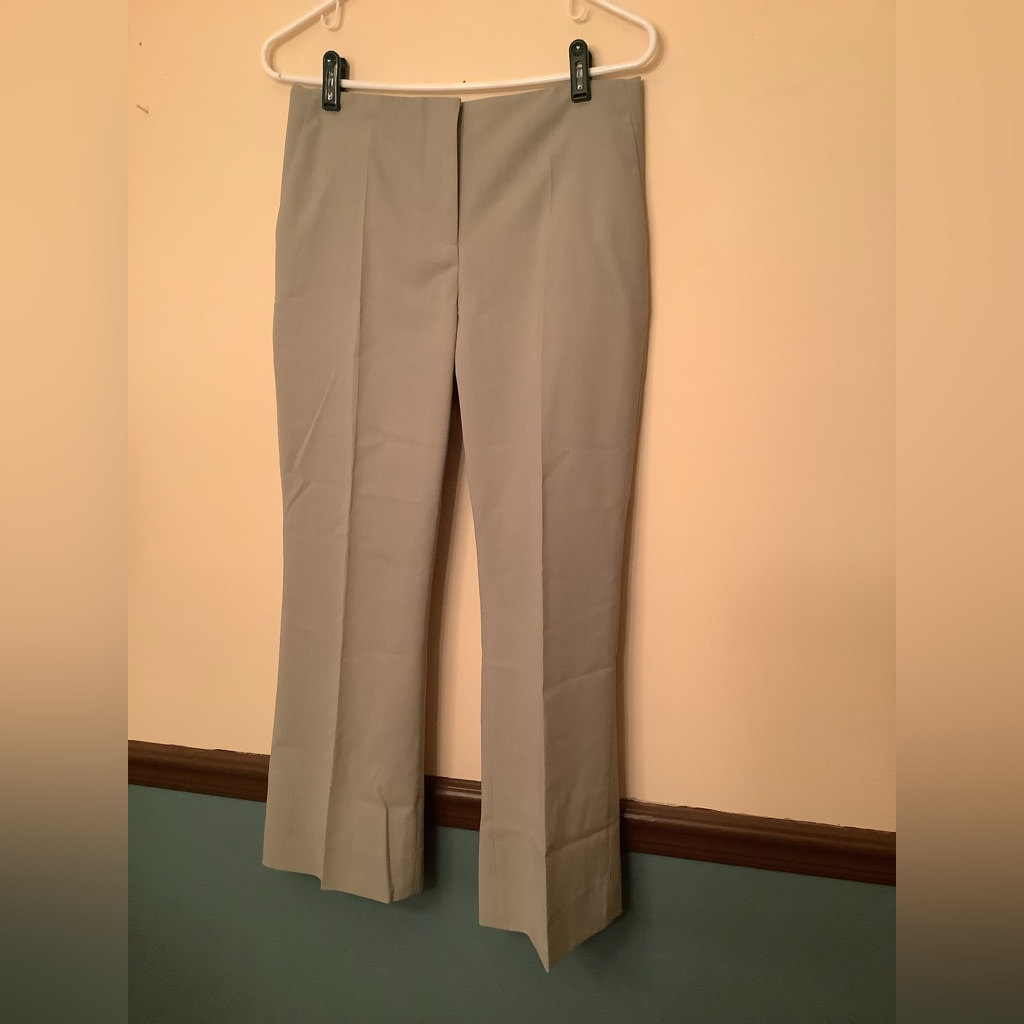 Holzweiler Cropped Wide Leg Pants Large Sage Green